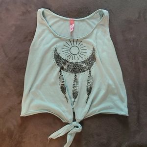 Baby Blue Boho Tank